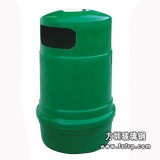 A11小區(qū)戶外玻璃鋼垃圾桶 環(huán)保單桶垃圾桶