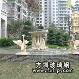 HP185小區(qū)公園噴泉雕塑設(shè)計生產(chǎn) 大型噴泉花盆設(shè)計定做