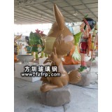 GZ-008兔子動物雕塑設(shè)計定做