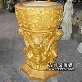 HP078玻璃鋼人物雕塑歐式花盆批發(fā)