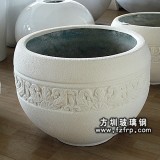 HP059玻璃鋼仿砂巖花盆 歐式花盆批發(fā) 仿石頭花盆特大花盆定做