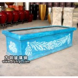 HP021玻璃鋼長(zhǎng)方形花盆 玻璃鋼花槽定做