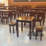 東湖中學(xué)定做方圳實(shí)木餐桌椅