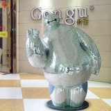 樹(shù)脂馬賽克卡通雕塑