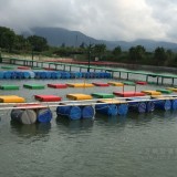 惠州水上樂園玻璃鋼浮板已裝好你敢來挑戰(zhàn)嗎？