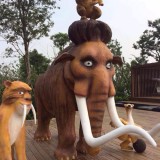 廣西玻璃鋼卡通動(dòng)物雕塑定制