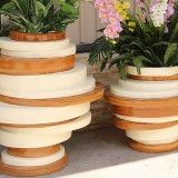 內(nèi)蒙古戶(hù)外玻璃鋼景觀(guān)花盆