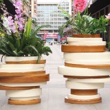 臺灣戶外玻璃鋼創(chuàng)意景觀花盆