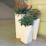 四川中海國際玻璃鋼組合花瓶切面藝術(shù)造型