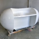 清遠(yuǎn)玻璃鋼辦公前臺家具