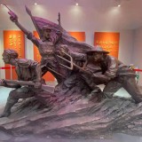 玻璃鋼戰(zhàn)士英雄人物雕塑