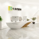玻璃鋼創(chuàng)意前臺異形接待服務(wù)臺定制廠家