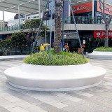 圓形玻璃鋼花壇樹(shù)池坐凳