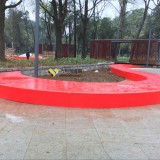 公園戶外異形發(fā)光玻璃鋼休閑長凳