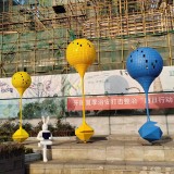 不銹鋼熱氣球雕塑城市景觀小品