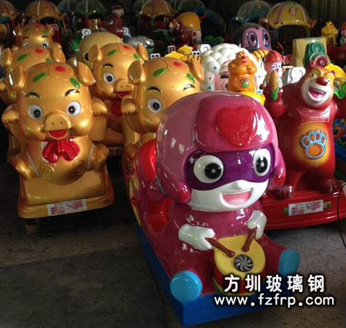 玻璃鋼搖搖車外殼成品展示
