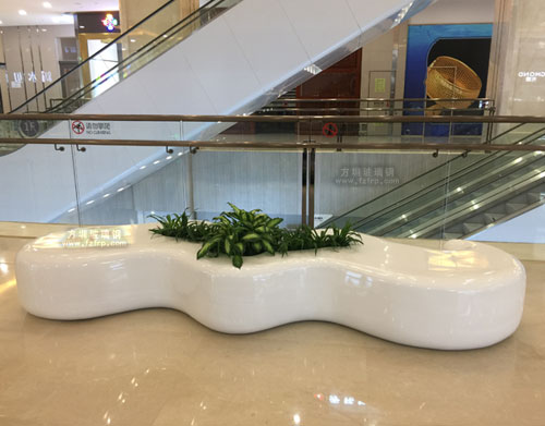 山西商場(chǎng)玻璃鋼休閑坐凳