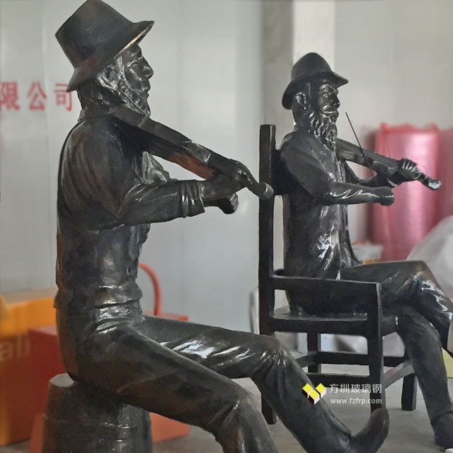 玻璃鋼仿銅人物雕塑裝飾長(zhǎng)春新華聯(lián)開業(yè)慶典