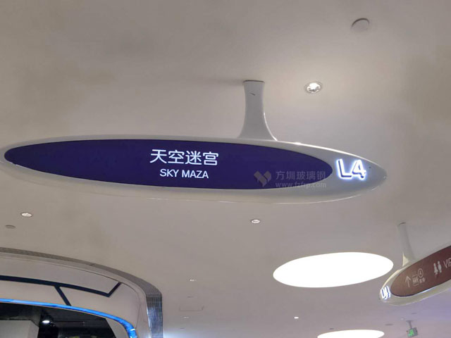 商場樓層玻璃鋼索引指示牌