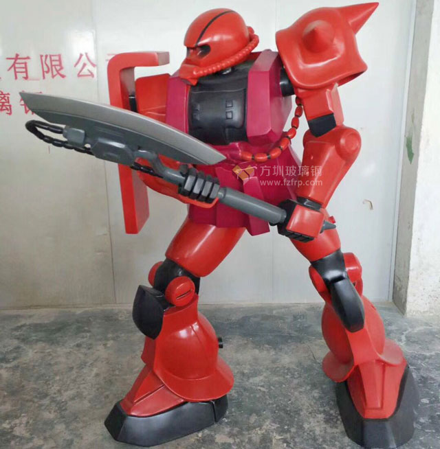 國(guó)外玻璃鋼動(dòng)漫機(jī)器人雕塑