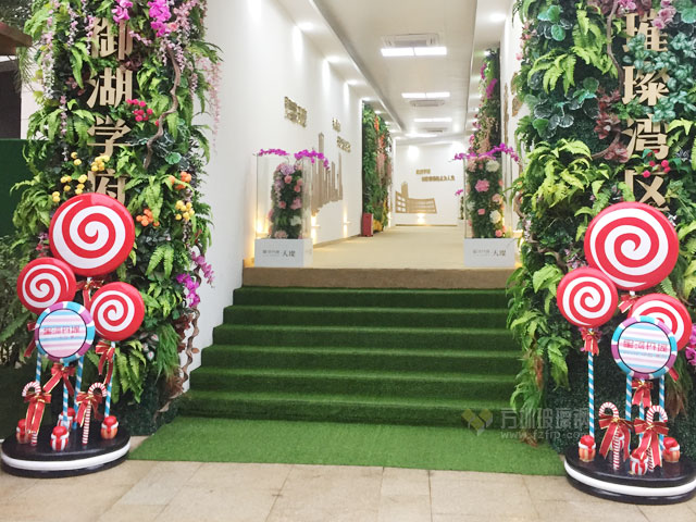 玻璃鋼棒棒糖雕塑造型裝飾無憂童趣地帶