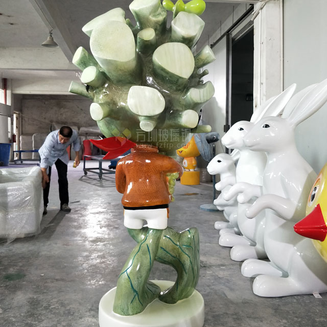 定制玻璃鋼雕塑3D繪圖到原模制作精度無差異