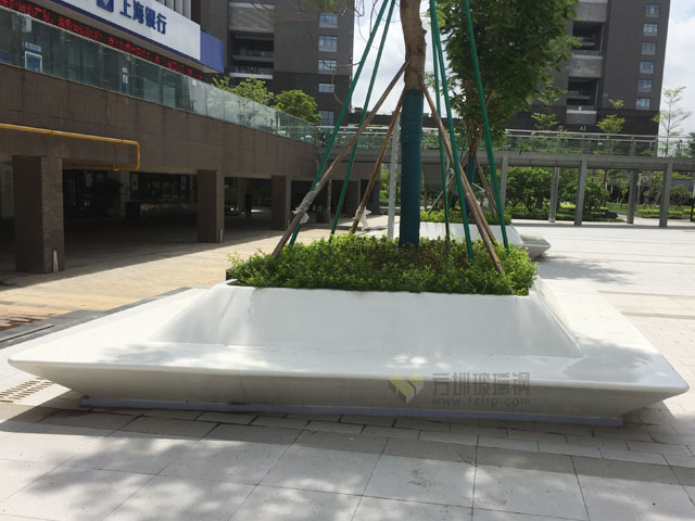 戶外廣場玻璃鋼樹池座凳