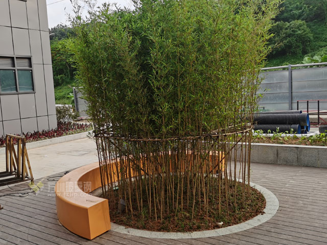 玻璃鋼弧形圍樹凳城市戶外家具