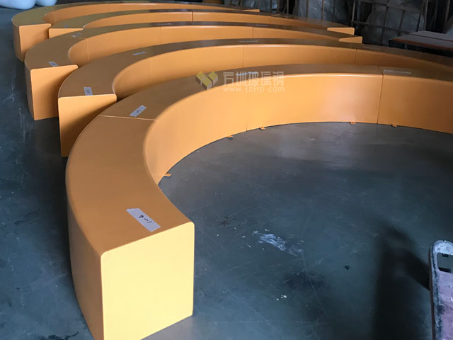 玻璃鋼弧形圍樹凳城市戶外家具