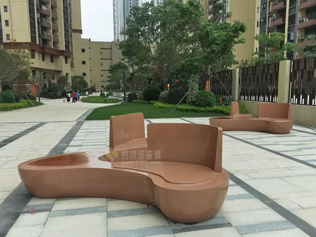花瓣形玻璃鋼休閑椅優(yōu)雅與舒適的完美結合