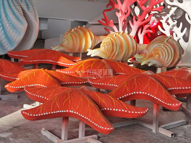 珠海玻璃鋼海星雕塑主題公園海洋動(dòng)物雕塑