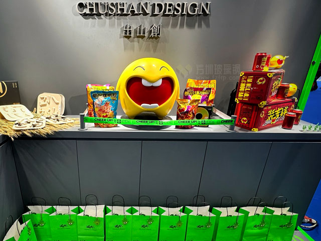 玻璃鋼創(chuàng)意IP雕塑形象亮相深圳食品創(chuàng)新展