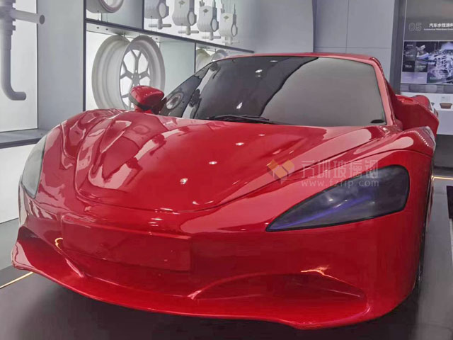玻璃鋼汽車模型展廳仿真跑車外殼藝術(shù)裝置