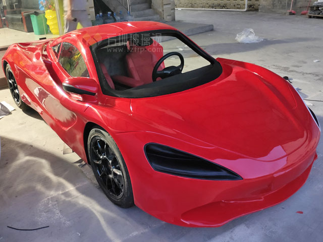 玻璃鋼汽車模型展廳仿真跑車外殼藝術裝置