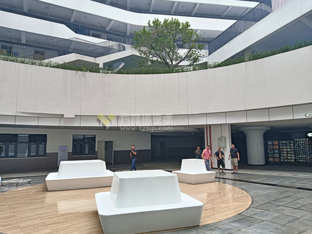 深圳校園玻璃鋼樹池座椅休憩乘坐綠化景觀