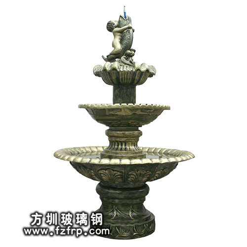 HP174戶外玻璃鋼噴泉花盆