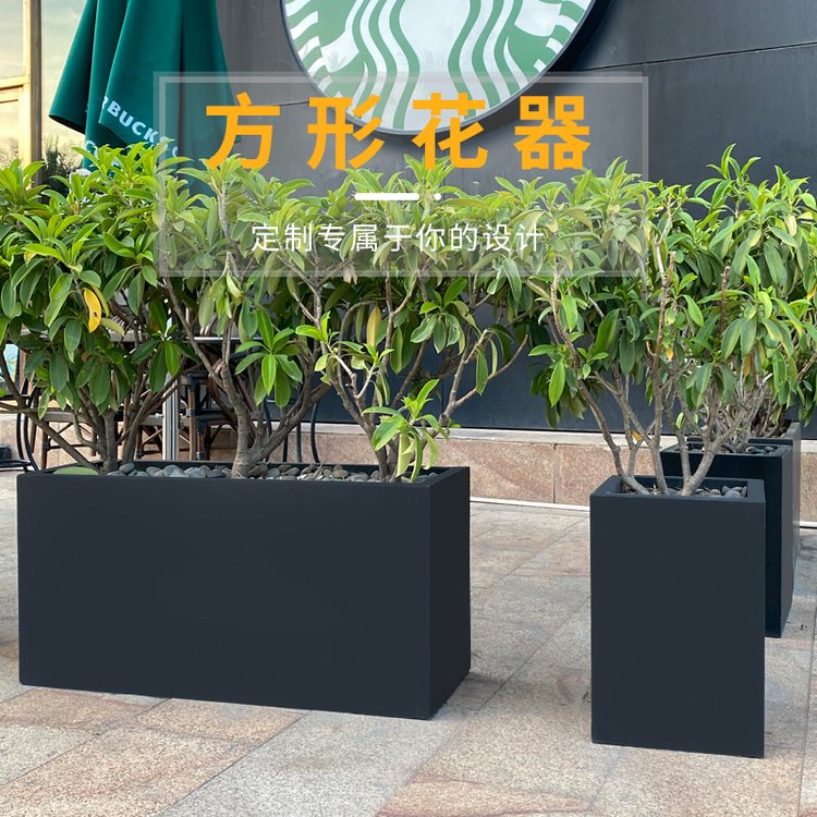 玻璃鋼花槽綠化戶外商業(yè)街廣場(chǎng)