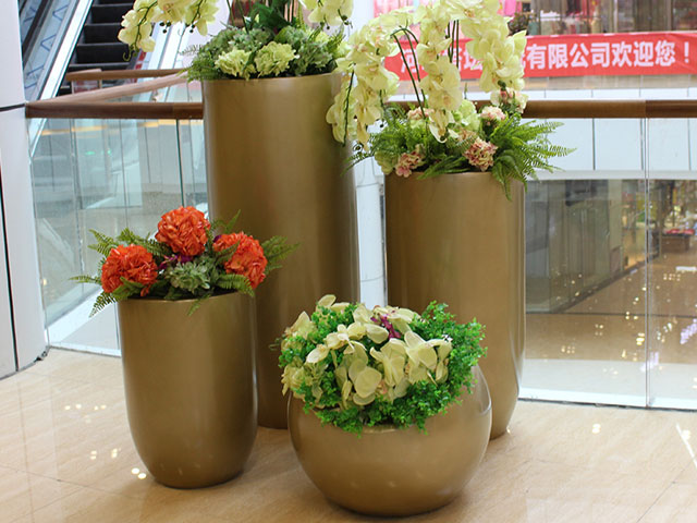 云浮玻璃鋼商場花盆