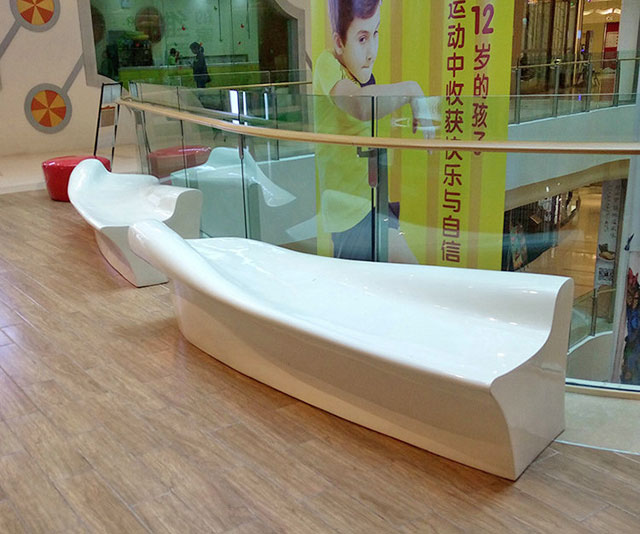 福建玻璃鋼異形長凳